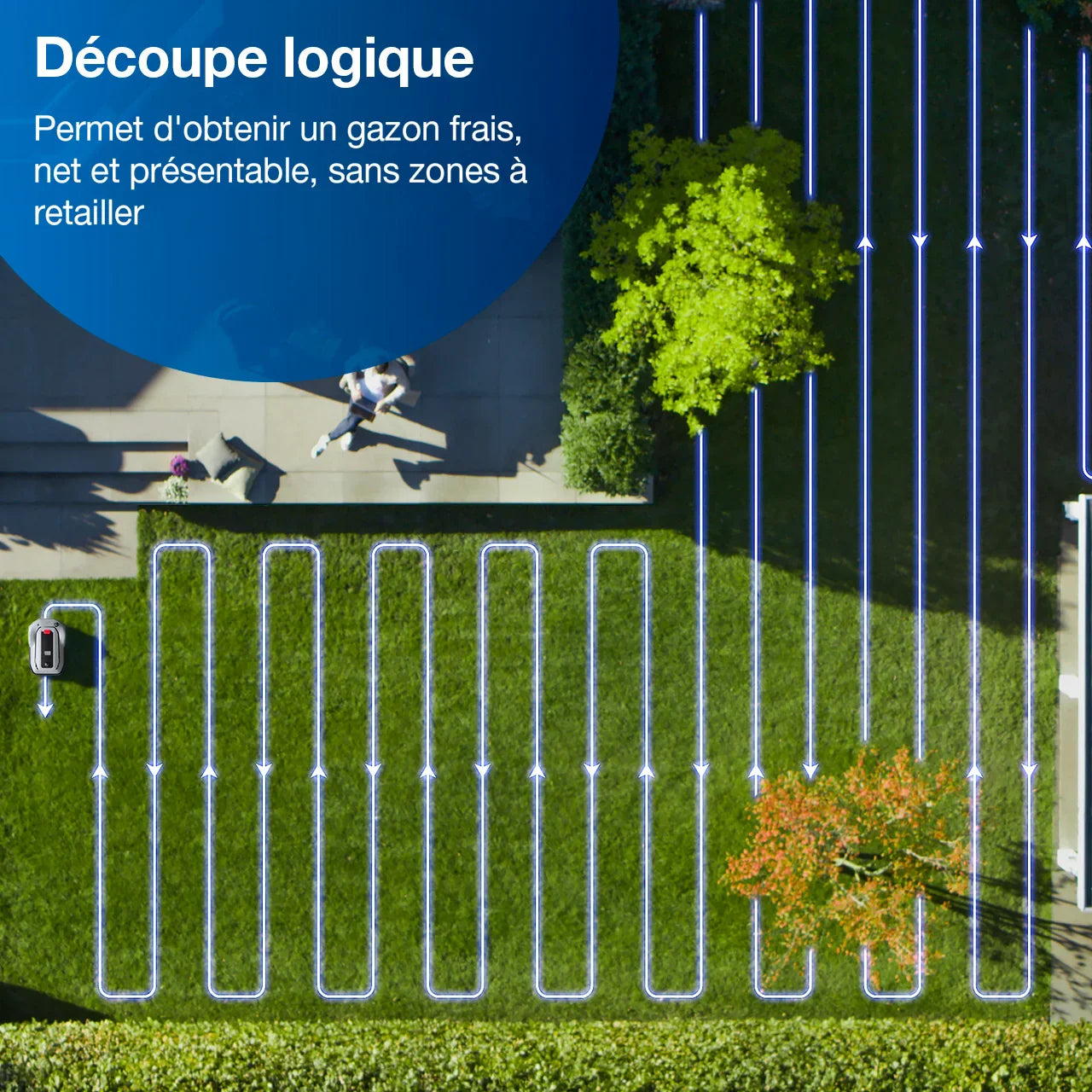 Tondeuse Robot ECOVACS G1-800W Gris