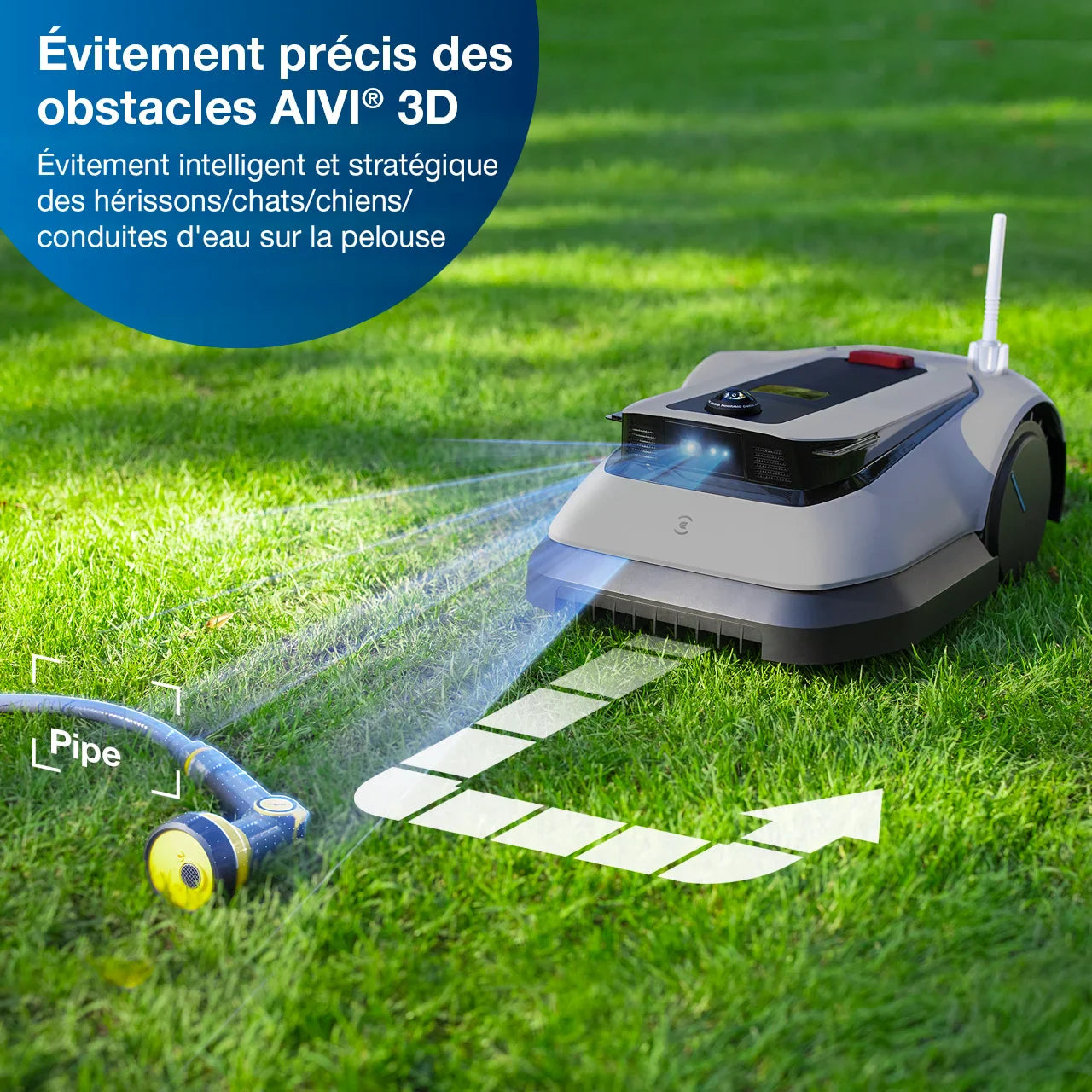 Tondeuse Robot ECOVACS G1-800W Gris