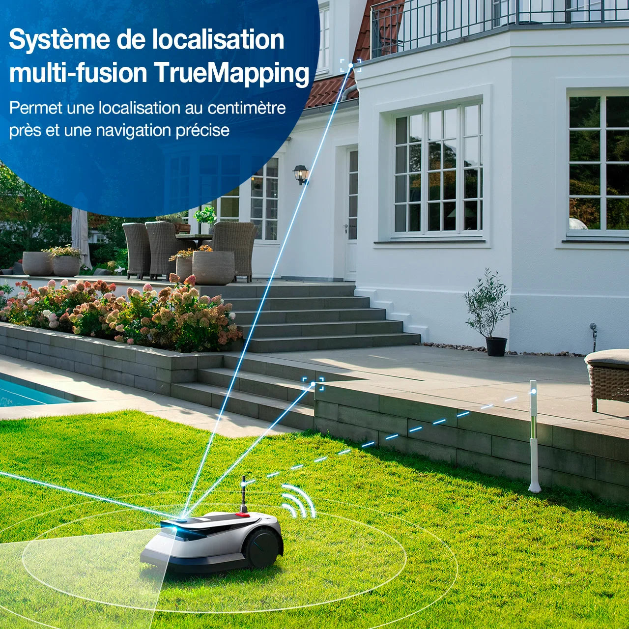 Tondeuse Robot ECOVACS G1-800W Gris