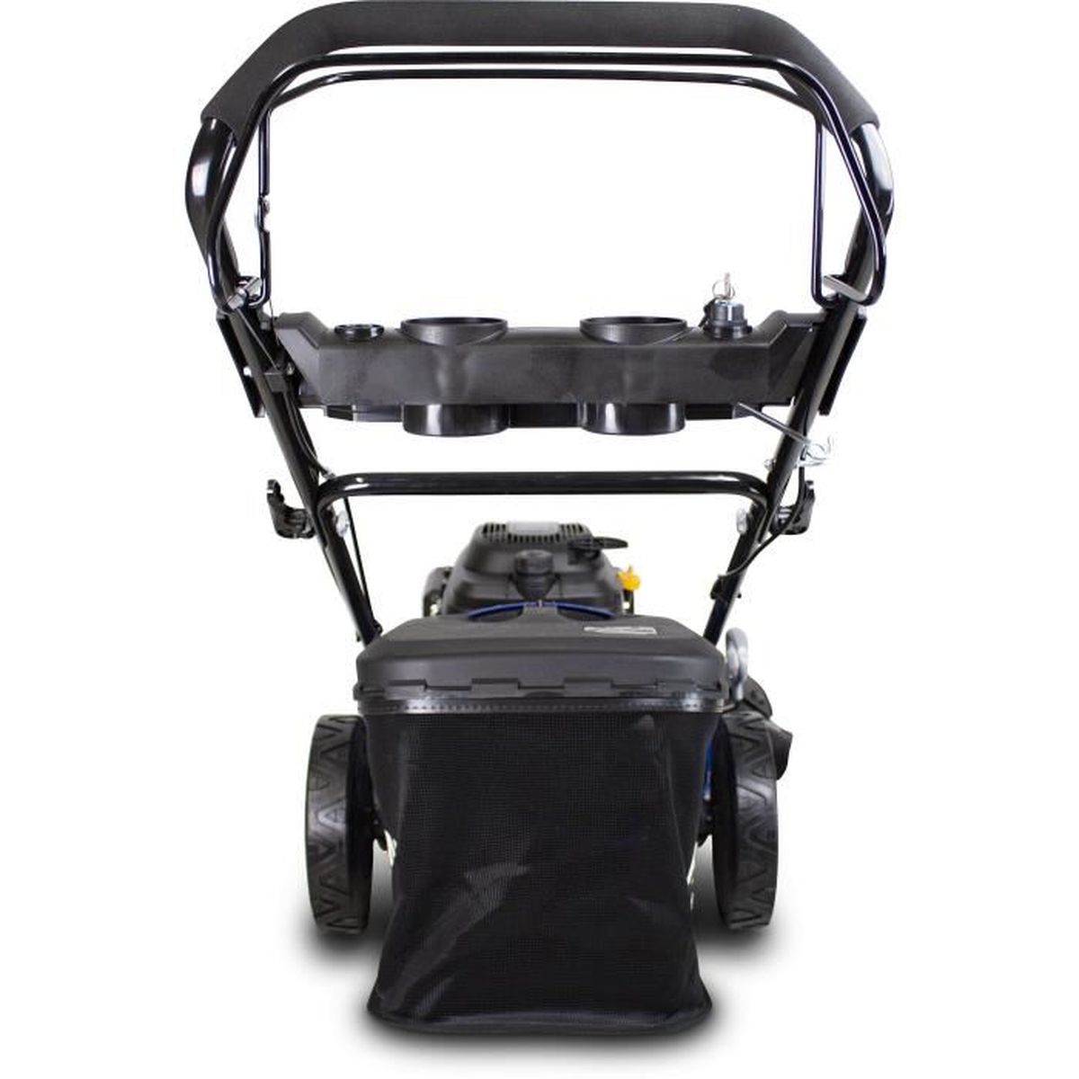 Tondeuse thermique autotractée HYUNDAI – 56 cm – 3 roues – 196 CC – Démarrage électrique Mulching
