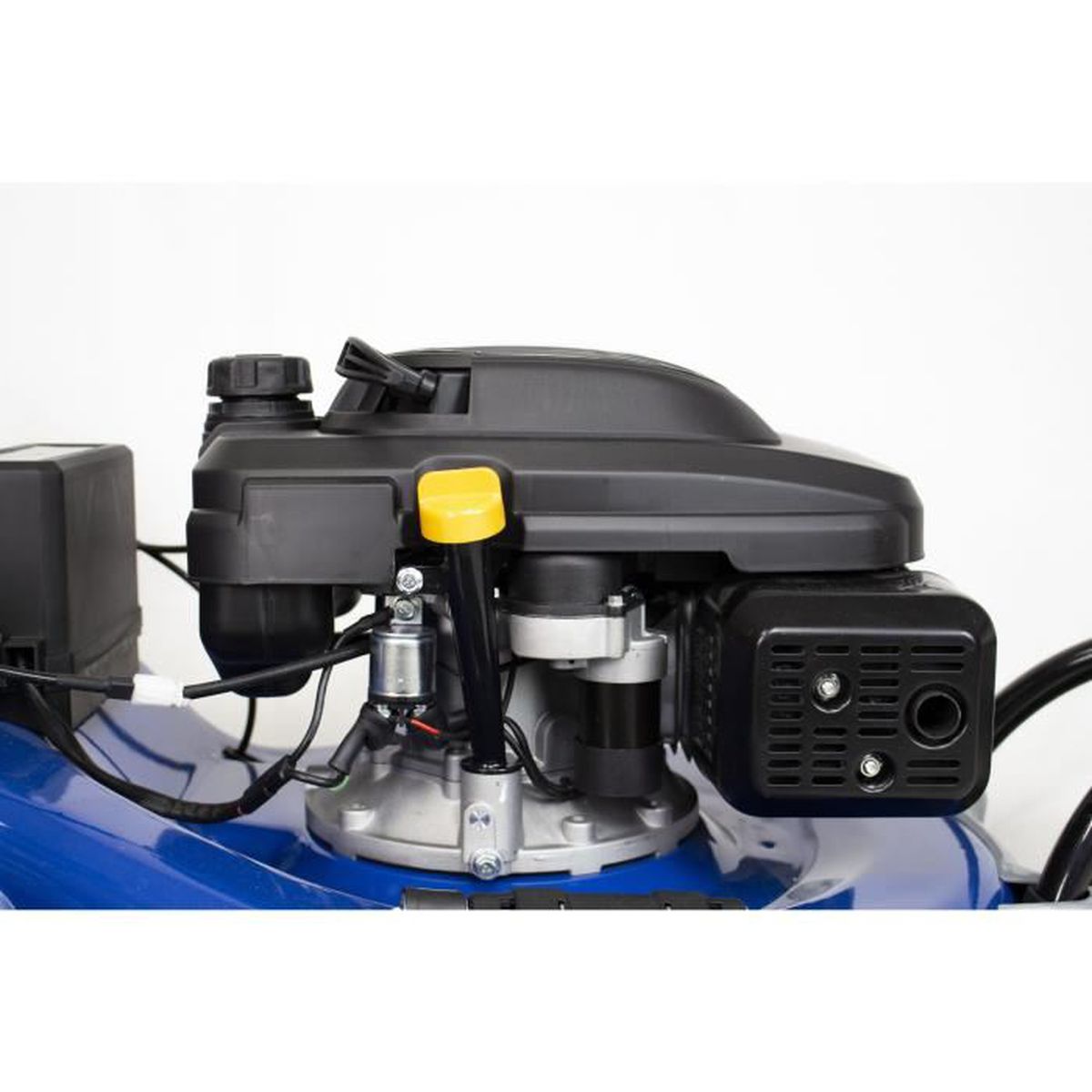 Tondeuse thermique autotractée HYUNDAI – 56 cm – 3 roues – 196 CC – Démarrage électrique Mulching